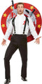 Smiffys Deluxe Knife Thrower Kostuum - Rood/Wit - M