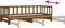vidaXL - Slaapbank - uitschuifbaar - 2x(80x200) - cm - grenenhout - honingbruin