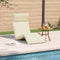 vidaXL - Ligstoel - inklapbaar - 175x54x8,5 - cm - Oxford - stof - crème