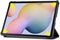 Accezz Trifold Bookcase - Samsung Galaxy Tab S8 / S7 - Hoogwaardig kunstleder - Zwart
