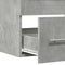 vidaXL - Wastafelkast - 60x38,5x48 - cm - spaanplaat - betongrijs