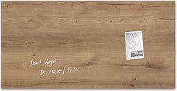 Sigel glasmagneetbord - Artverum - 91x46cm - Natural Wood - SI-GL258