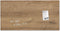 Sigel glasmagneetbord - Artverum - 91x46cm - Natural Wood - SI-GL258