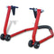 vidaXL - Motorfiets - voorwiel - standaard - rood