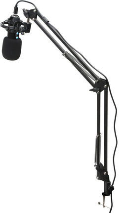 Varr TUBE - Gaming Microfoon - USB met Shockmount en Popfilter - Zwart