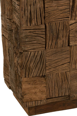 J-Line sokkel - hout - naturel - medium