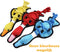 Out & about cross ropes eend 47x16,5x8 cm