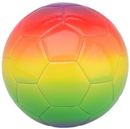 Outdoor Fun kunstlederen regenboog voetbal.