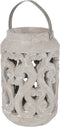 Outdoor Living Cerro windlicht Ø18xH27,5 cm - grijs
