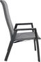 Outdoor Living Flare dining tuinstoel | textileen | verstelbaar | antraciet | 1 persoon