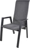 Outdoor Living Flare dining tuinstoel | textileen | verstelbaar | antraciet | 1 persoon