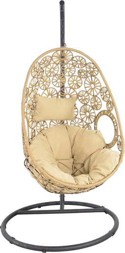 Outdoor Living - Hangstoel Flower Zand