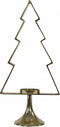Outdoor Living - Kerstboom Aurum met windlicht alu goud 50cm