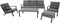 Outdoor Living koffietafel Down Town 120x70xH43 cm - grijs