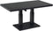 Outdoor Living - Loungetafel verstelbaar Monte Carlo Zwart 140x80cm