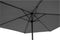 Outdoor Living - Parasol Gemini grijs Ø3mtr