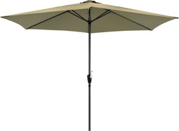 Outdoor Living - Parasol Gemini Olijfgroen Ø3mtr