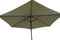 Outdoor Living - Parasol Gemini Olijfgroen Ø3mtr