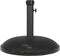 Outdoor Living - Parasolvoet rond beton 30kg zwart