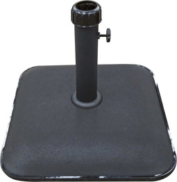 Outdoor Living - Parasolvoet vierkant beton 25kg zwart