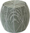 Outdoor Living - Poef Birma wicker groen ø46x40cm