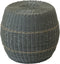 Outdoor Living - Poef Laos wicker groen ø46x40cm