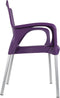 Outdoor Living Stapelstoel Bella kunststof Paars