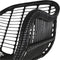 Outdoor Living Stoel Moda - Wicker - Zwart