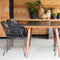Outdoor Living Stoel Moda - Wicker - Zwart