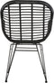 Outdoor Living Stoel Moda - Wicker - Zwart