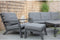Outdoor Living voetenbank Down Town - grijs