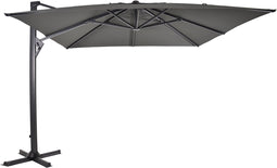 Outdoor Living - Zweefparasol Taurus grijs 3x3mtr