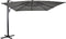 Outdoor Living - Zweefparasol Taurus grijs 3x3mtr