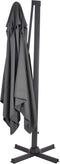Outdoor Living - Zweefparasol Taurus grijs 3x3mtr