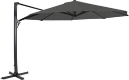 Outdoor Living - Zweefparasol Taurus grijs Ø3,5mtr