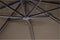 Outdoor Living - Zweefparasol Taurus taupe Ø3,5mtr