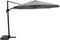 Outdoor Living - Zweefparasol Virgo grijs zonder volant Ø3,5mtr