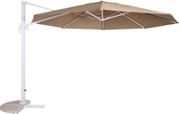 Outdoor Living - Zweefparasol Virgo sand zonder volant Ø3,5mtr