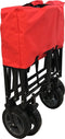 Outdoor Opvouwbare Bolderwagen Rood/Grijs/Zwart