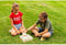 Outdoor Play Boter Kaas en Eieren - Speelgoed - Houten spel - Geschikt voor buiten - Vanaf 5 jaar