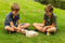 Outdoor Play Boter Kaas en Eieren - Speelgoed - Houten spel - Geschikt voor buiten - Vanaf 5 jaar