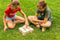 Outdoor Play Boter Kaas en Eieren - Speelgoed - Houten spel - Geschikt voor buiten - Vanaf 5 jaar