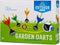 Outdoor Play Giant Garden Darts - Speelgoed - Darts van 23cm - Scorering van 50cm - 4 Darts
