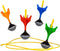 Outdoor Play Giant Garden Darts - Speelgoed - Darts van 23cm - Scorering van 50cm - 4 Darts