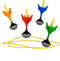 Outdoor Play Giant Garden Darts - Speelgoed - Darts van 23cm - Scorering van 50cm - 4 Darts