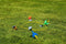 Outdoor Play Giant Garden Darts - Speelgoed - Darts van 23cm - Scorering van 50cm - 4 Darts