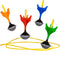 Outdoor Play Giant Garden Darts - Speelgoed - Darts van 23cm - Scorering van 50cm - 4 Darts
