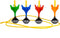 Outdoor Play Giant Garden Darts - Speelgoed - Darts van 23cm - Scorering van 50cm - 4 Darts