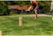 Outdoor Play Kubb spel XL - Speelgoed - Extra grote uitvoering - Geleverd met draagzak - Inclusief spelregels