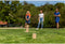 Outdoor Play Kubb spel XL - Speelgoed - Extra grote uitvoering - Geleverd met draagzak - Inclusief spelregels